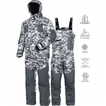 Костюм зимний NORFIN EXPLORER CAMO 01 р.S