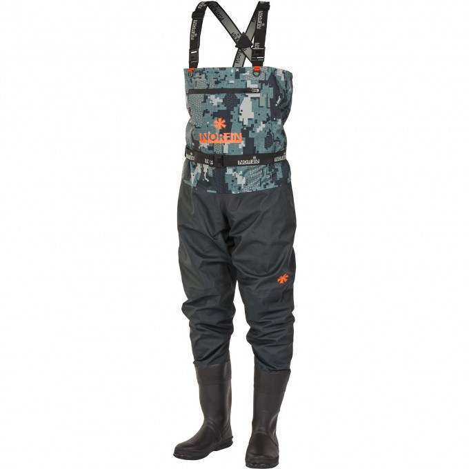 Полукомбинезон забродный NORFIN PILOT CAMO BOOTFOOT р.44-XL с сапогами резина 83400-44-XL Полукомбинезон забродный NORFIN PILOT CAMO BOOTFOOT р.44-XL с сапогами резина 83400-44-XL